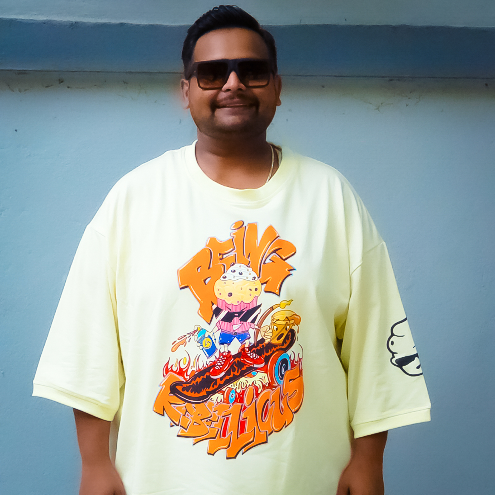 being rebellious front